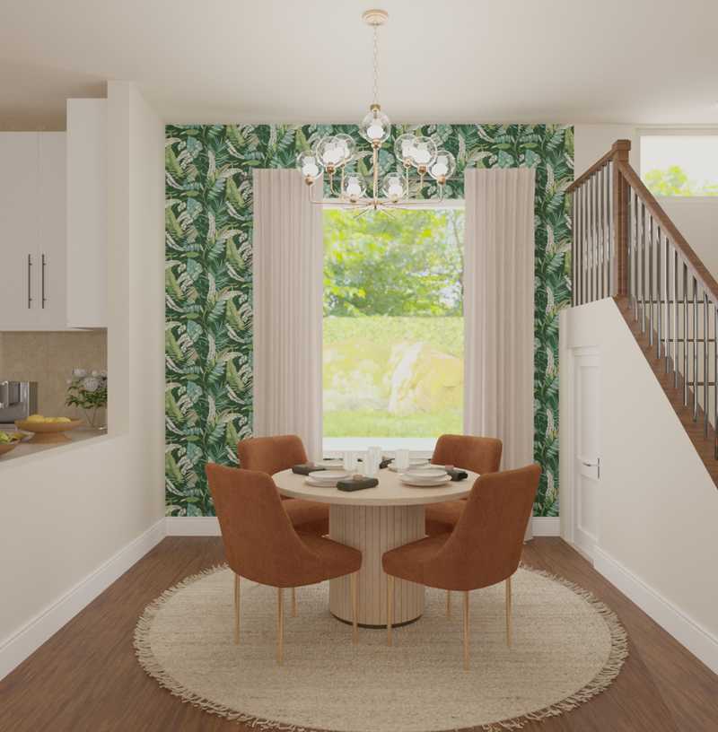 Modern, Eclectic, Bohemian Dining Room Design by Havenly Interior Designer Jamie