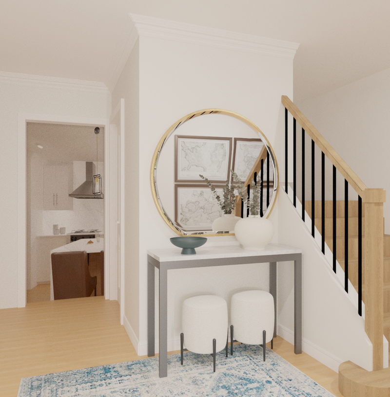 Contemporary, Traditional, Transitional, Vintage Entryway Design by Havenly Interior Designer Ashley