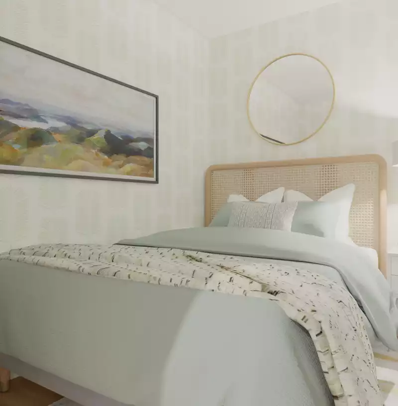 Modern, Bohemian, Scandinavian Bedroom Design by Havenly Interior Designer James