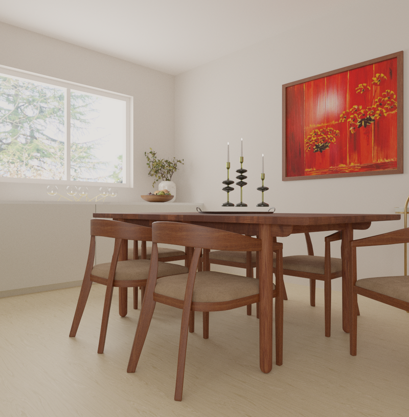 Classic, Traditional, Midcentury Modern Dining Room Design by Havenly Interior Designer Alyssa