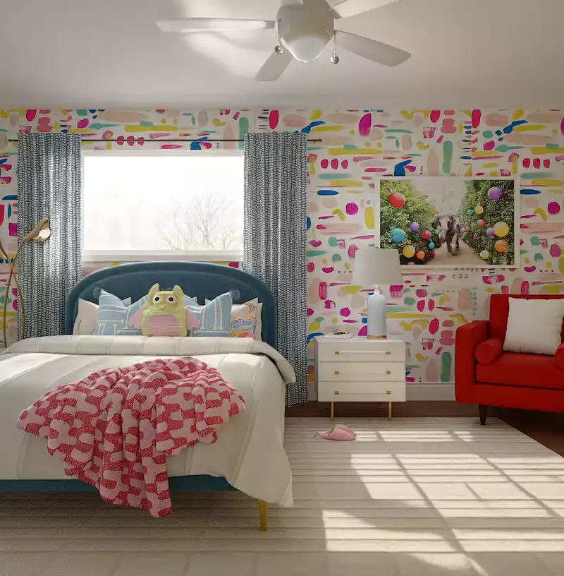 Contemporary, Modern, Classic, Coastal Bedroom Design by Havenly Interior Designer Kait