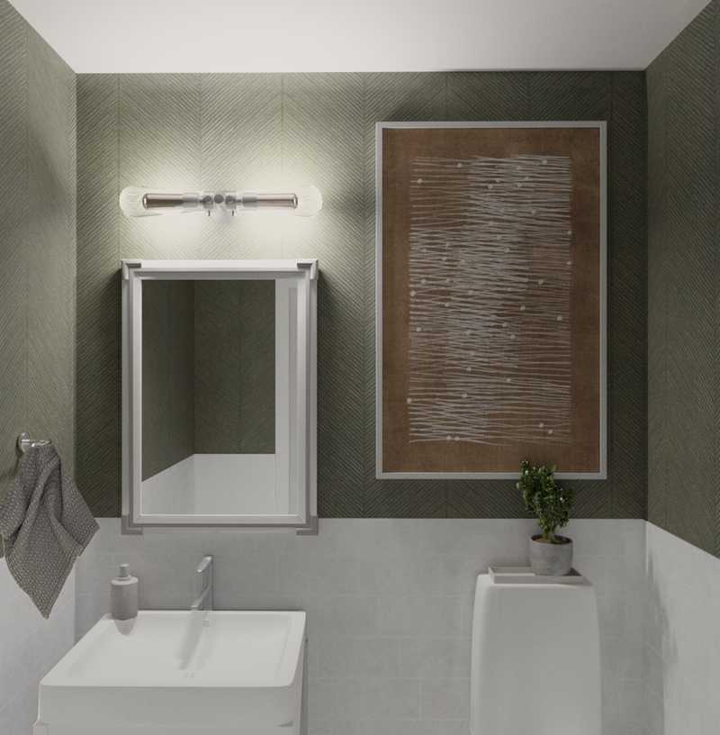 Industrial Bathroom Design by Havenly Interior Designer Jamie