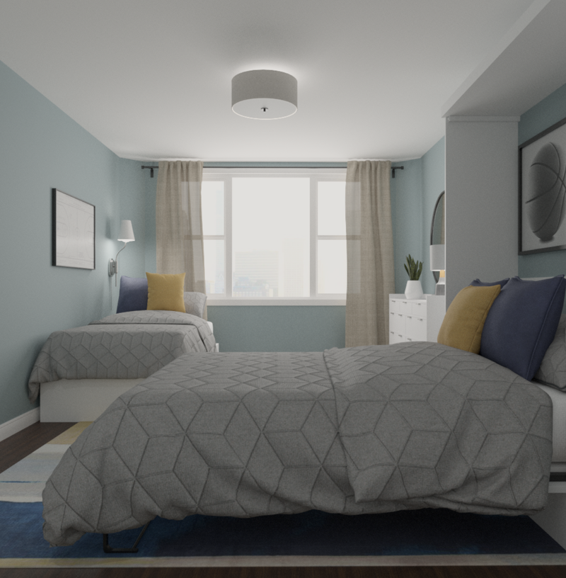 Modern, Classic Bedroom Design by Havenly Interior Designer Vye