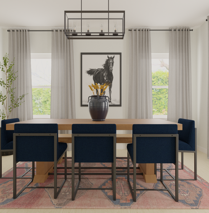 Farmhouse, Southwest Inspired Kitchen Design by Havenly Interior Designer Alyssa