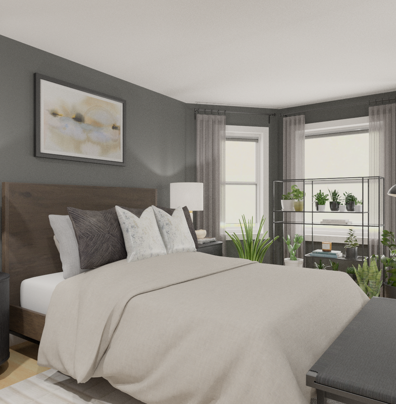 Modern, Classic Bedroom Design by Havenly Interior Designer Katie