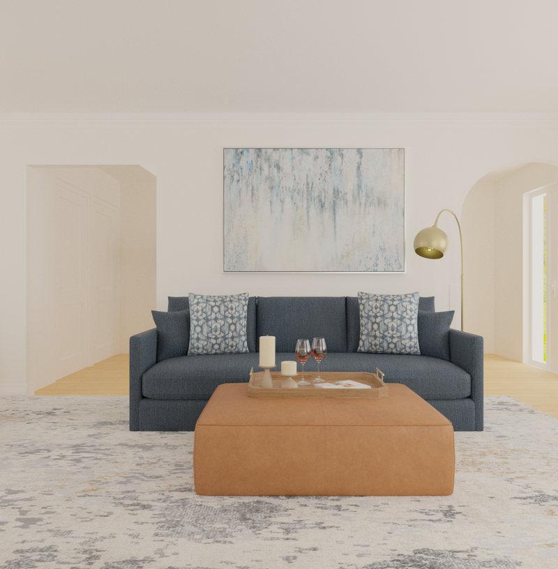 Classic, Transitional, Classic Contemporary, Warm Transitional, New Classic Living Room Design by Havenly Interior Designer Cayla