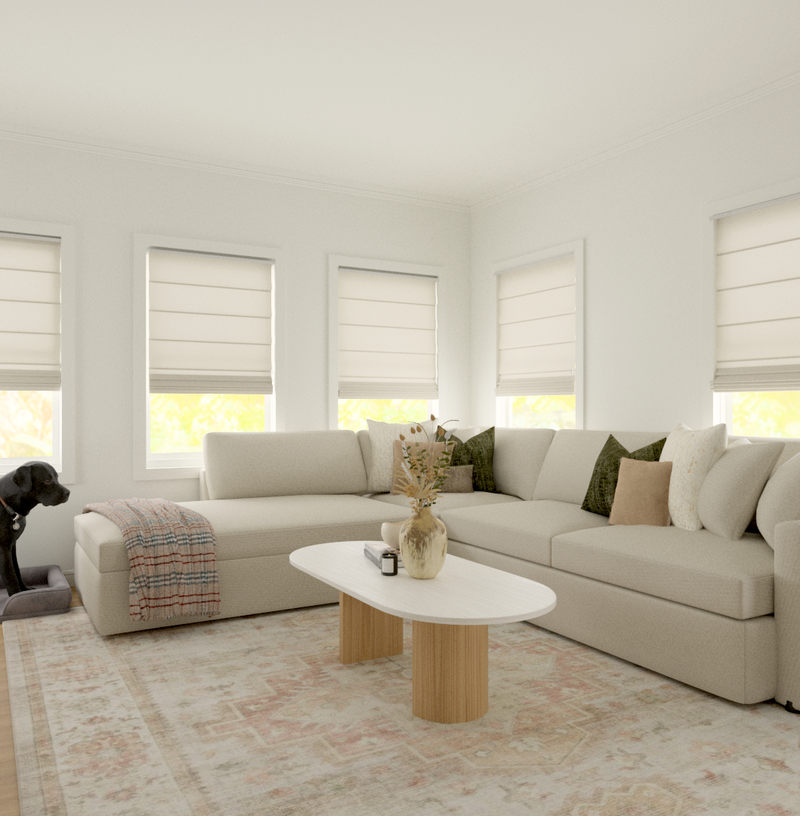 Eclectic, Bohemian, Midcentury Modern Bedroom Design by Havenly Interior Designer Ashley