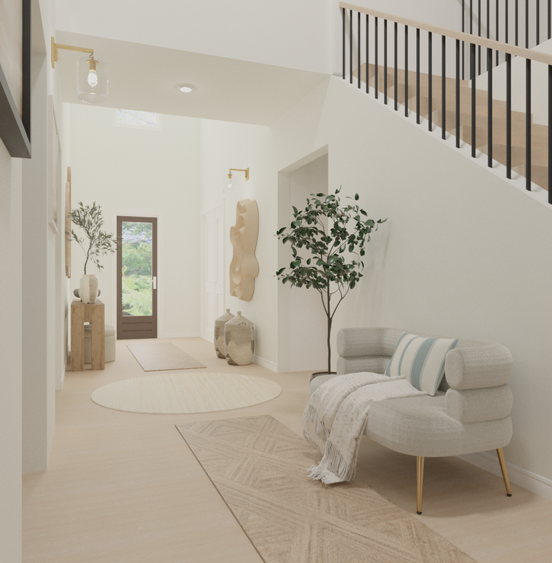 Contemporary, Minimal, Classic Contemporary Entryway Design by Havenly Interior Designer Sana