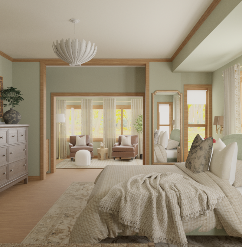 Eclectic, Artful Eclectic Bedroom Design by Havenly Interior Designer Tara