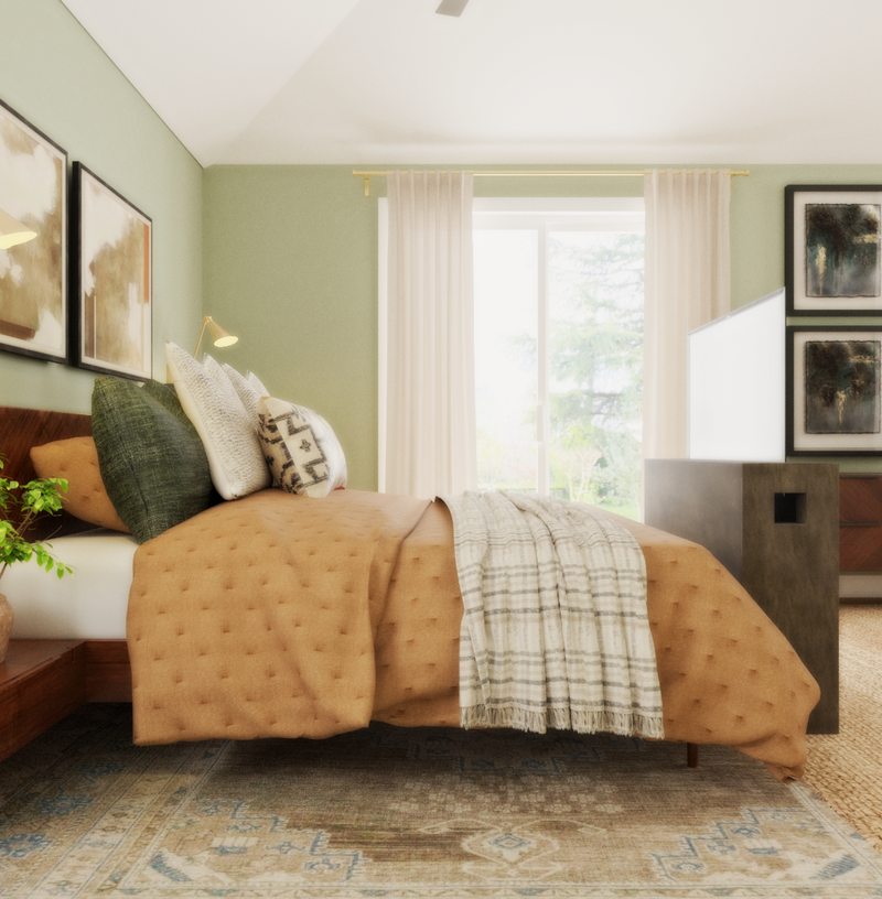 Transitional, Scandinavian Bedroom Design by Havenly Interior Designer Sana