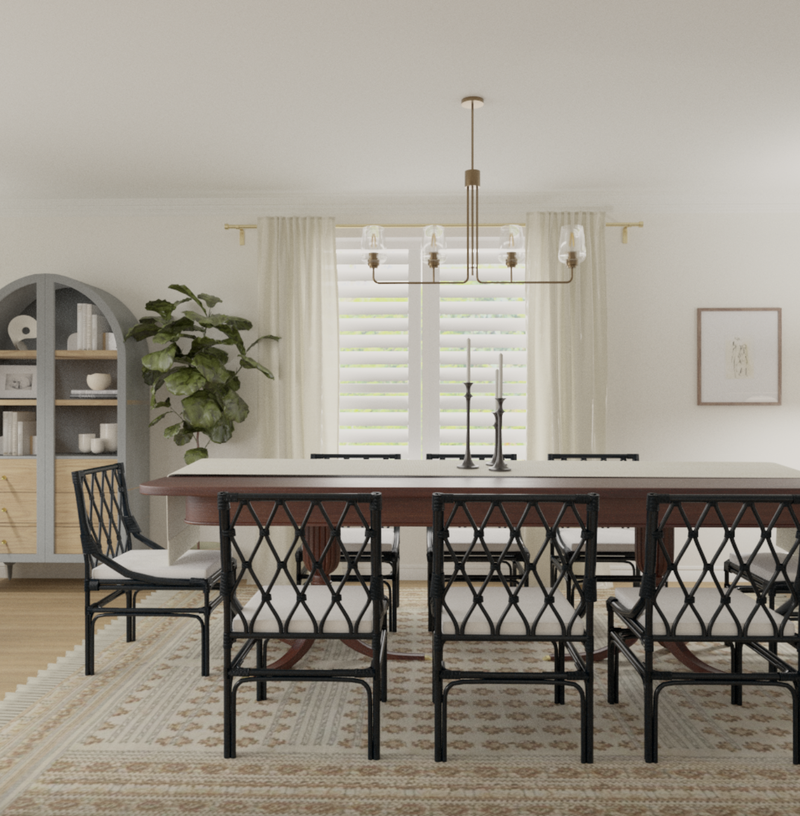 Contemporary, Classic, Traditional, Transitional, Vintage Dining Room Design by Havenly Interior Designer Vye