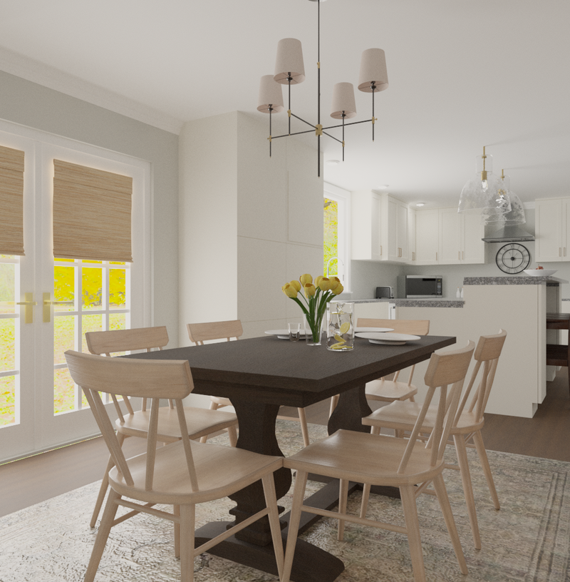 Classic, Traditional, Modern Cottage Kitchen Design by Havenly Interior Designer Toussaint