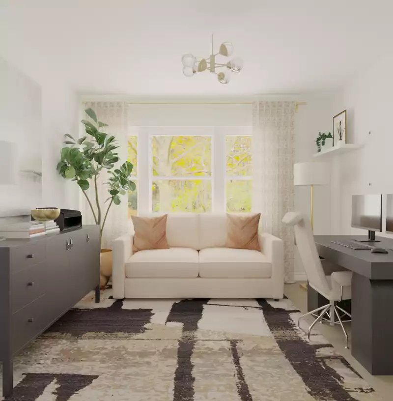 Modern, Glam Bedroom Design by Havenly Interior Designer Toussaint