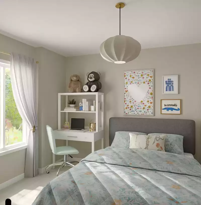 Modern, Scandinavian Bedroom Design by Havenly Interior Designer Florencia