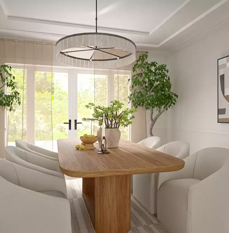 Modern, Farmhouse Dining Room Design by Havenly Interior Designer Florencia