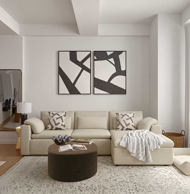 Modern, Parisian Modern Living Room Design by Havenly Interior Designer Hazel