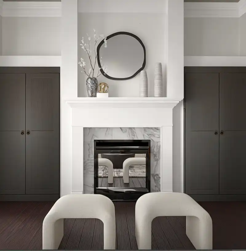 Contemporary, Modern, Glam Living Room Design by Havenly Interior Designer Laura