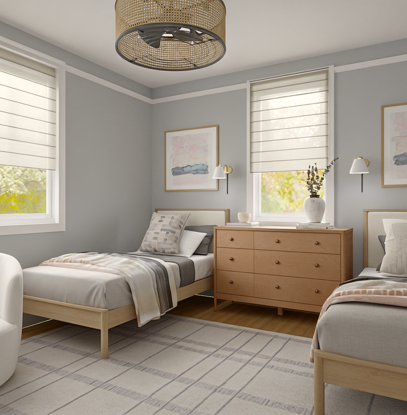 Contemporary, Modern Bedroom Design by Havenly Interior Designer Angie