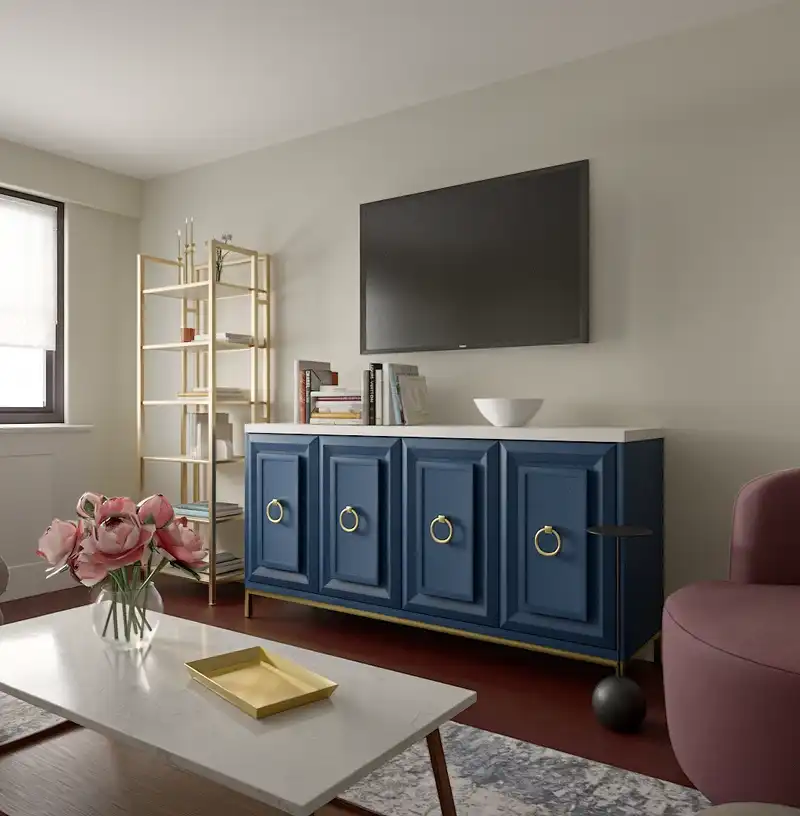 Modern, Classic, Glam, Contemporary Luxe Living Room Design by Havenly Interior Designer James