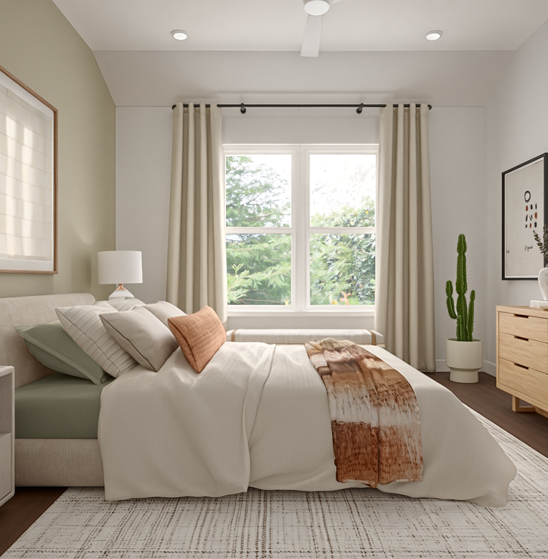 Contemporary, Modern, Transitional Bedroom Design by Havenly Interior Designer Alix