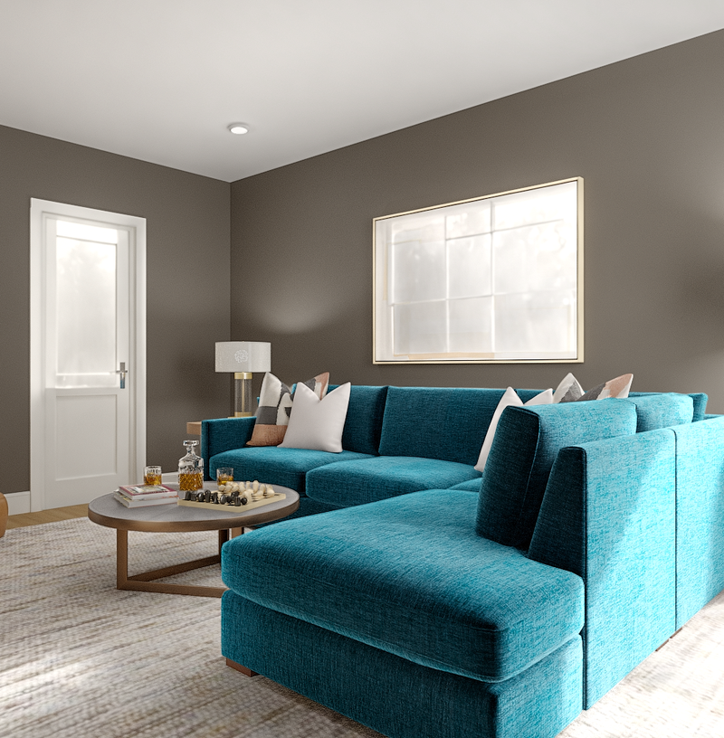 Modern, Coastal, Glam, California Cool Living Room Design by Havenly Interior Designer Toussaint