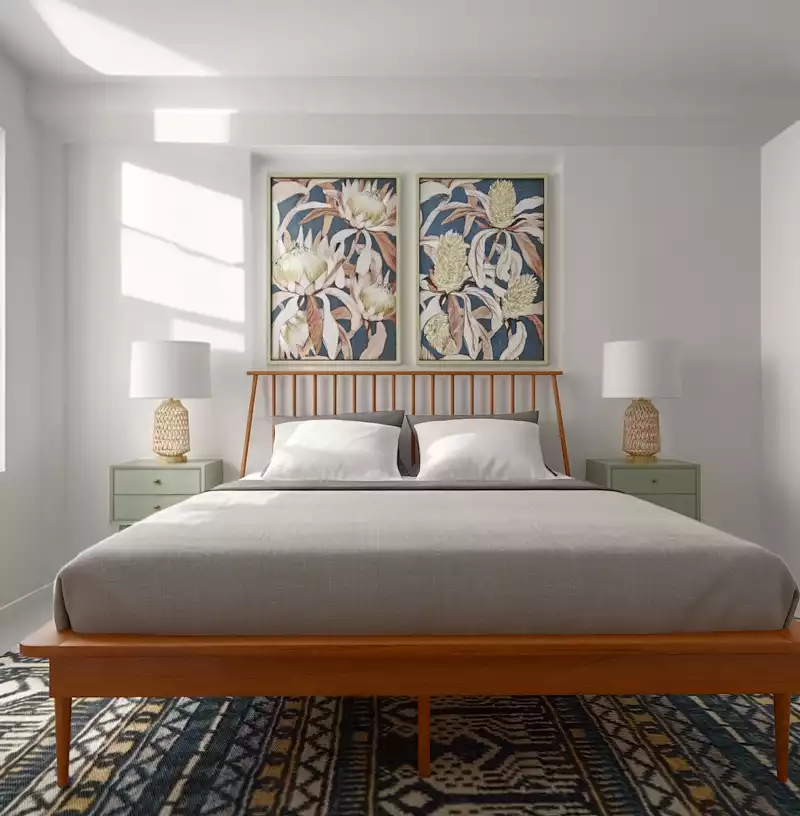 Contemporary, Classic, Eclectic Bedroom Design by Havenly Interior Designer Rutu