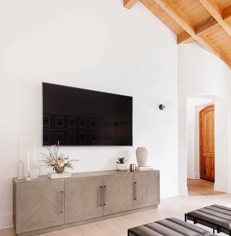 Modern, Glam, Minimal Living Room Design by Havenly Interior Designer Stacy