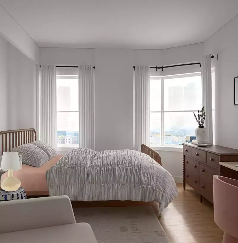 Eclectic, Organic Modern, California Cool Bedroom Design by Havenly Interior Designer Hazel