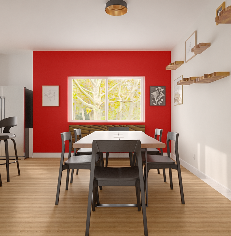 Classic, Rustic, Warm Transitional Dining Room Design by Havenly Interior Designer Annaliese