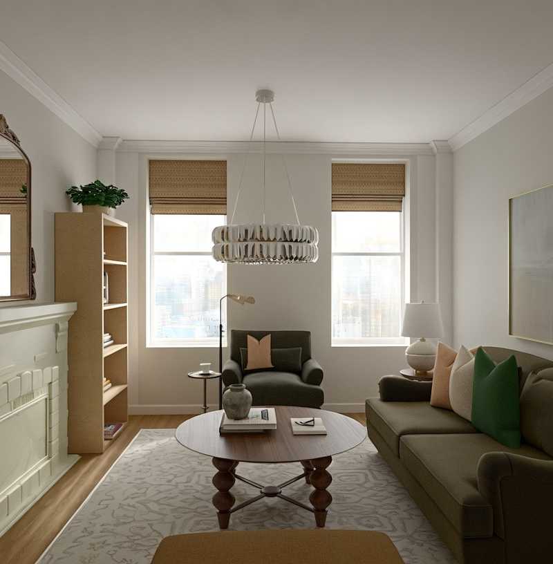 Classic, Traditional Living Room Design by Havenly Interior Designer Barbara