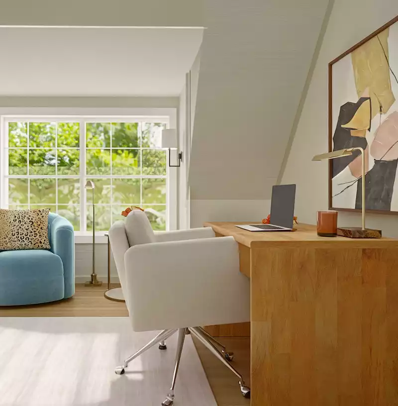 Eclectic, Global Office Design by Havenly Interior Designer Lexie