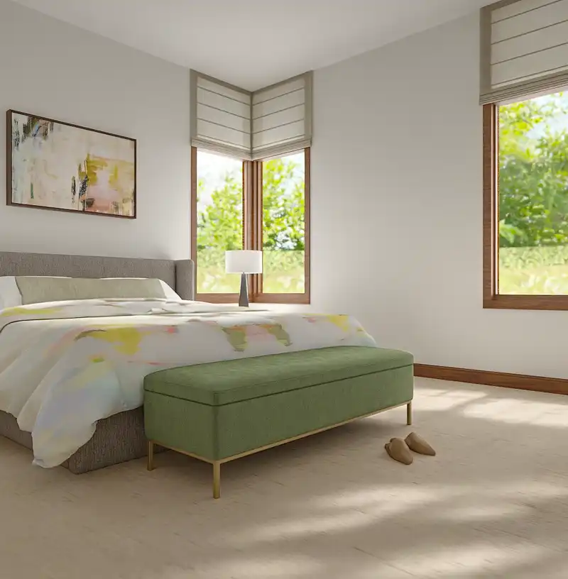 Midcentury Modern Bedroom Design by Havenly Interior Designer Florencia