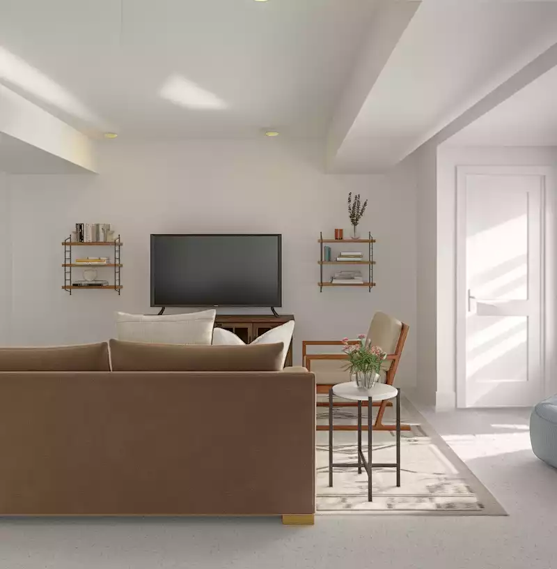 Modern, Traditional, Farmhouse Living Room Design by Havenly Interior Designer Tommye
