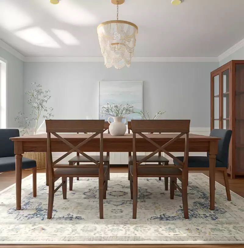 Classic, Traditional, Warm Transitional, New Classic Dining Room Design by Havenly Interior Designer Alyssa