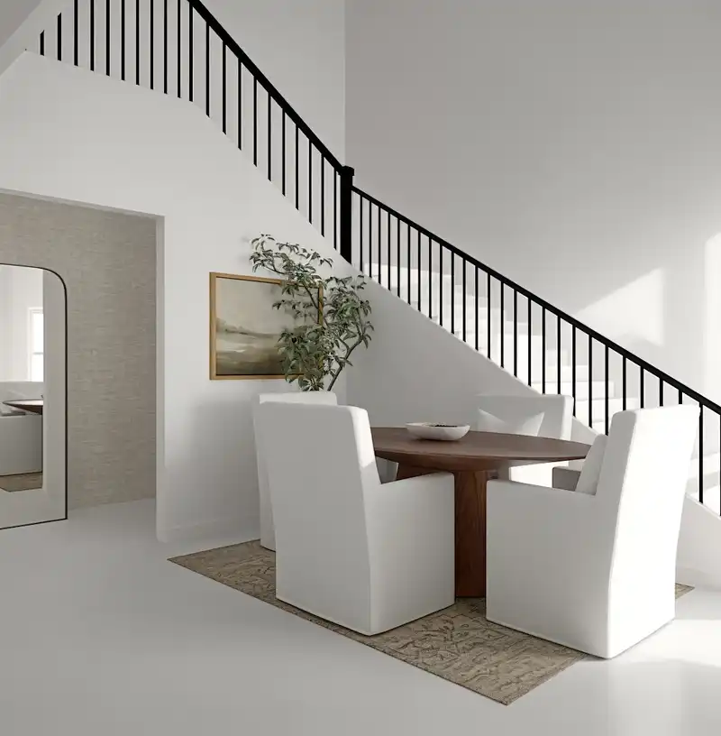 Modern, Coastal, Rustic, Transitional Dining Room Design by Havenly Interior Designer Laura