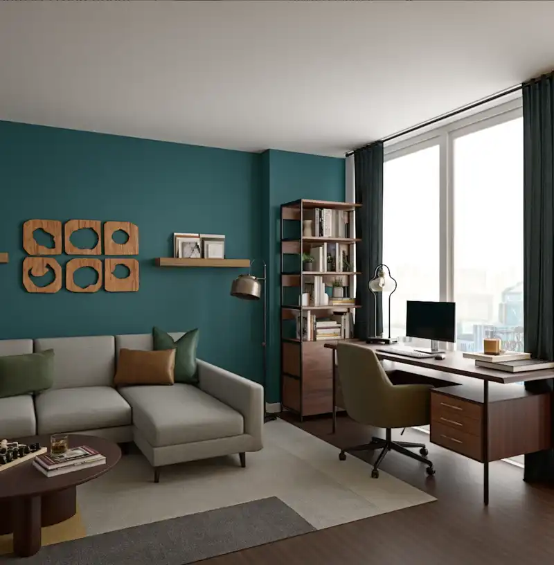 Contemporary, Modern, Rustic, Classic Contemporary, Contemporary Luxe Living Room Design by Havenly Interior Designer Charlee
