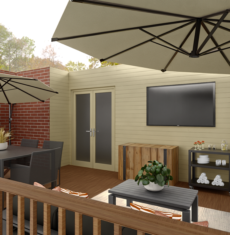 Contemporary, Modern Not Sure Yet Design by Havenly Interior Designer Luciana