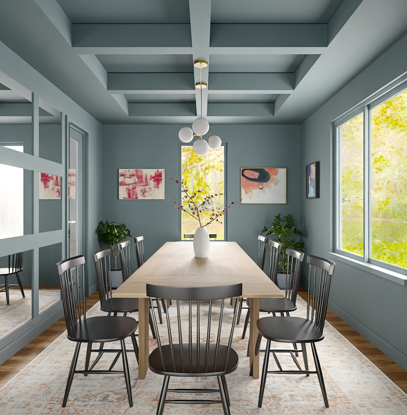 Contemporary, Modern, Organic Modern Dining Room Design by Havenly Interior Designer Tommye