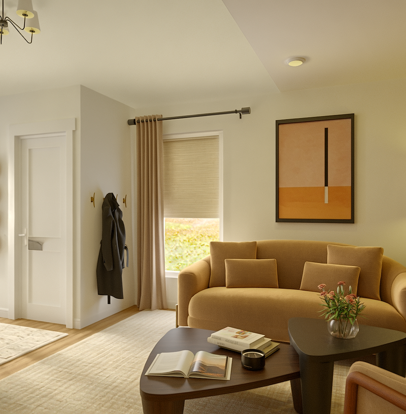 Modern, Classic Living Room Design by Havenly Interior Designer Stephanie