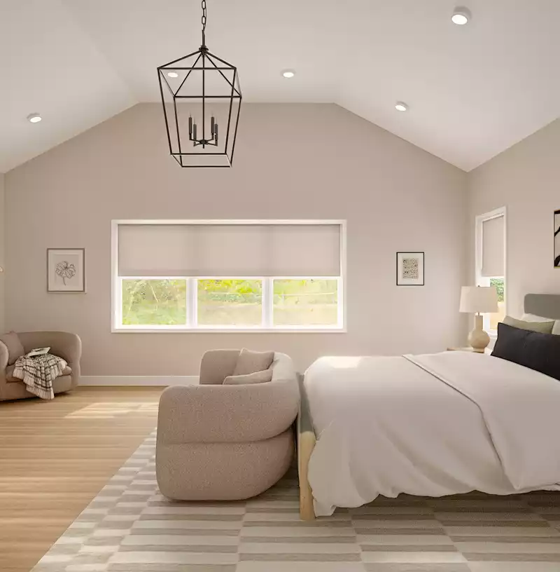 Modern, Midcentury Modern, Scandinavian Bedroom Design by Havenly Interior Designer Toussaint
