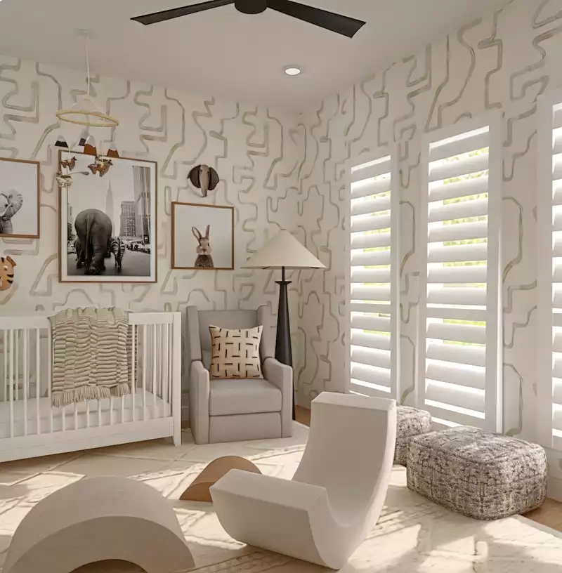 Minimal, Organic Modern Nursery Design by Havenly Interior Designer Jamie