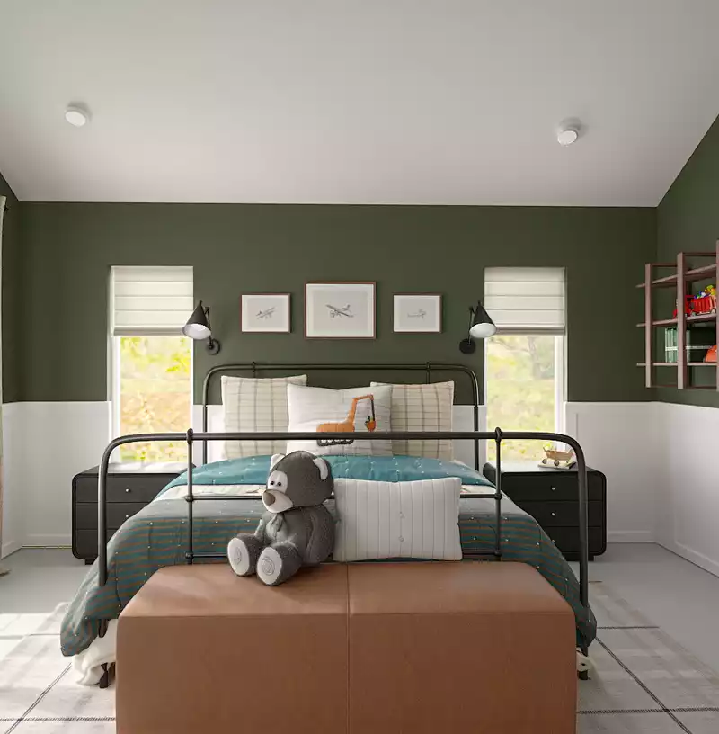 Modern, Transitional Bedroom Design by Havenly Interior Designer Courtney