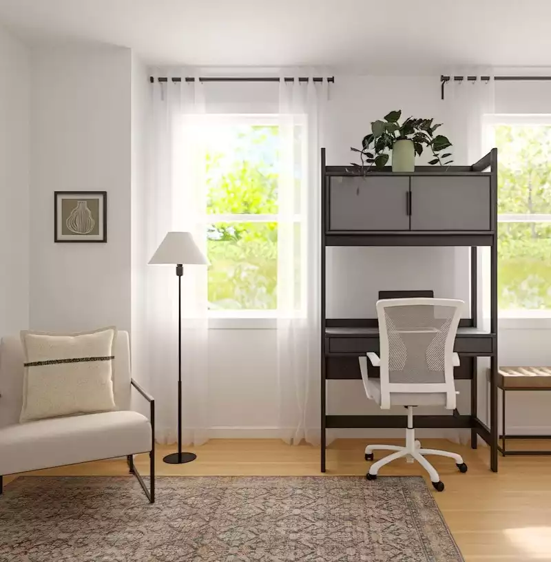 Contemporary Bedroom Design by Havenly Interior Designer Lexie