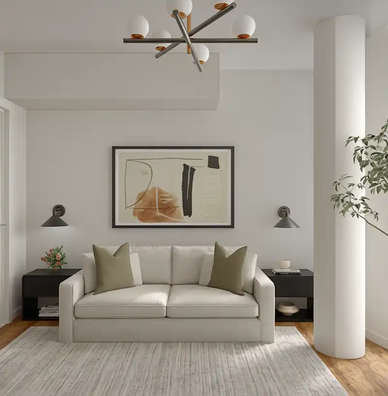 Modern, Minimal, Scandinavian Office Design by Havenly Interior Designer Tess