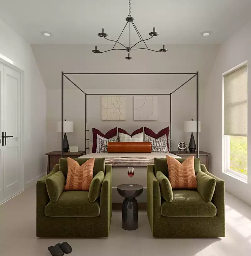 Contemporary, Eclectic, Traditional, Classic Contemporary Living Room Design by Havenly Interior Designer Jamie