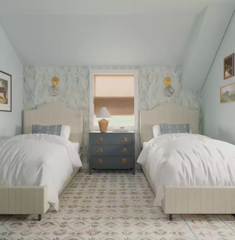 Classic, Coastal, Vintage Office Design by Havenly Interior Designer Maura