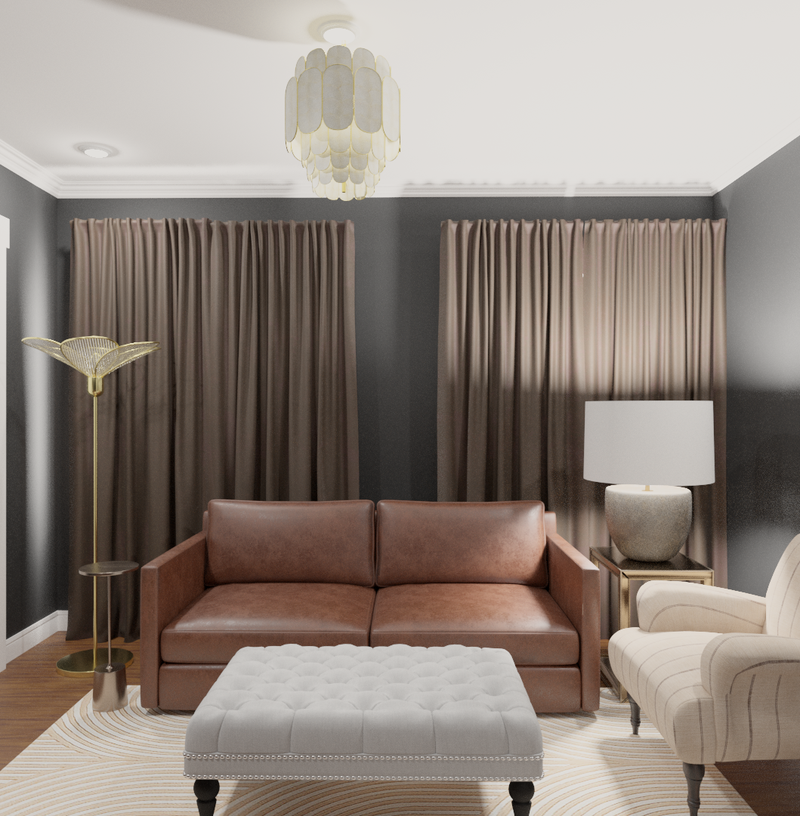 Eclectic, Bohemian, Library, Vintage Bedroom Design by Havenly Interior Designer Danielle