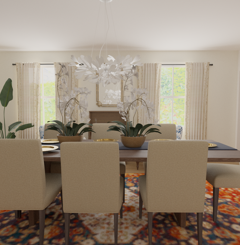 Contemporary, Modern, Classic, Traditional, Global Living Room Design by Havenly Interior Designer Danielle
