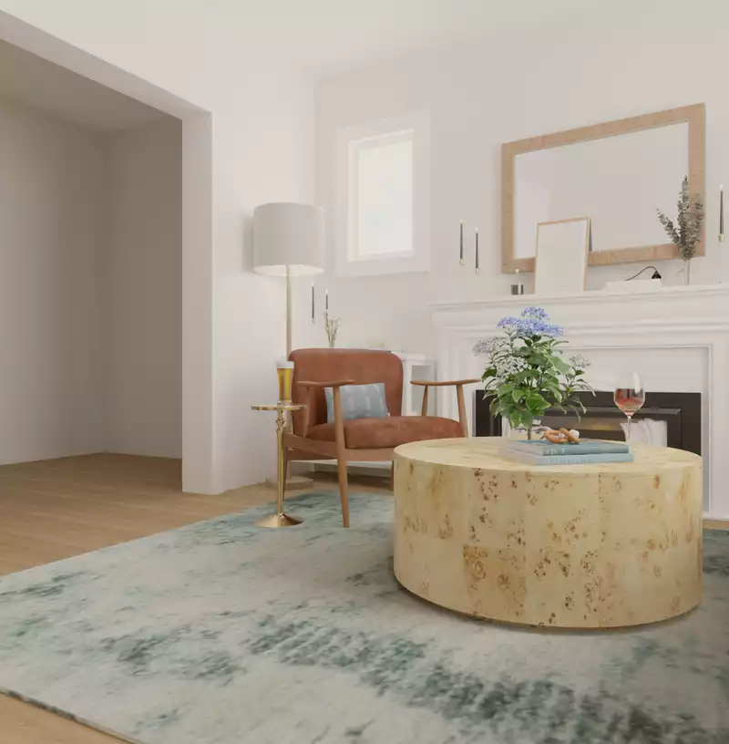 Classic, Coastal, California Cool Living Room Design by Havenly Interior Designer Amy
