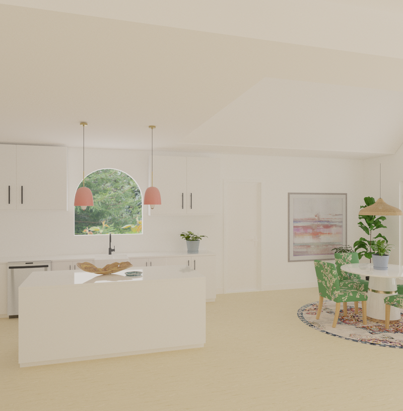 Modern, Eclectic, Artful Eclectic Kitchen Design by Havenly Interior Designer Danielle